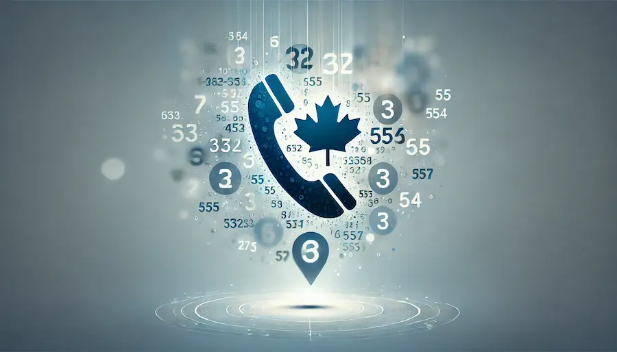 how to write a phone number in canada